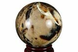 Black Opal Sphere - Madagascar #168406-1